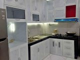 Lemari gantung aluminium composit bebas pilih corak warna .. Jamin tahan air dan gak karatan