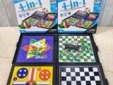 Catur Ular Tangga Ludo Halma 4 in 1 Magnet