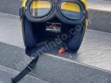 Helm Vespa Yellow Gloss plus Goggle G3
